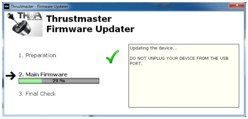 Firmware update procedure