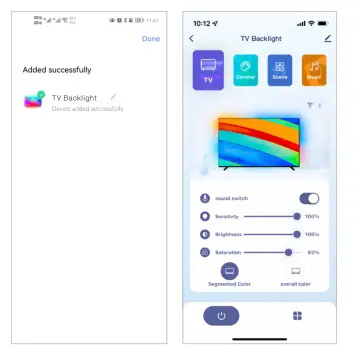 NANXIN K88B RGBIC LED TV Backlight Kit - FIg 13