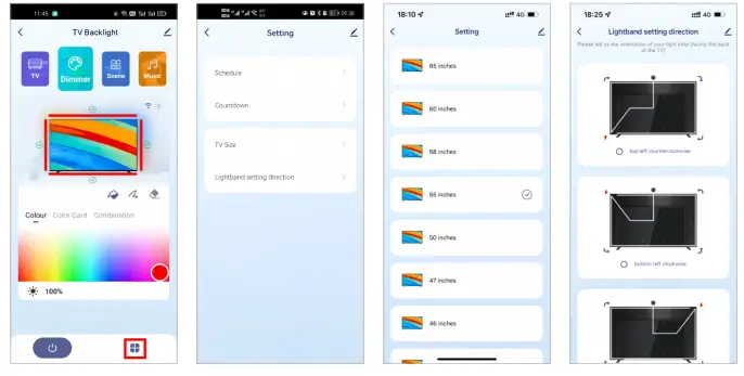 NANXIN K88B RGBIC LED TV Backlight Kit - FIg 14