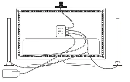 NANXIN K88B RGBIC LED TV Backlight Kit - FIg 6