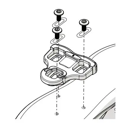 powertap Pedal Power Meter-CLEAT INSTALLATION
