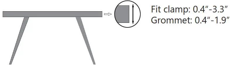 ALI Dual Monitor Desk Mount - step 1