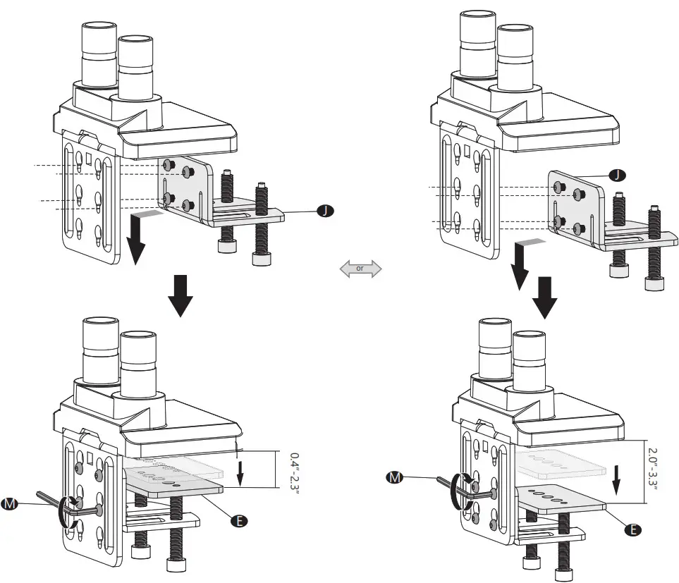 ALI Dual Monitor Desk Mount - step 2.0