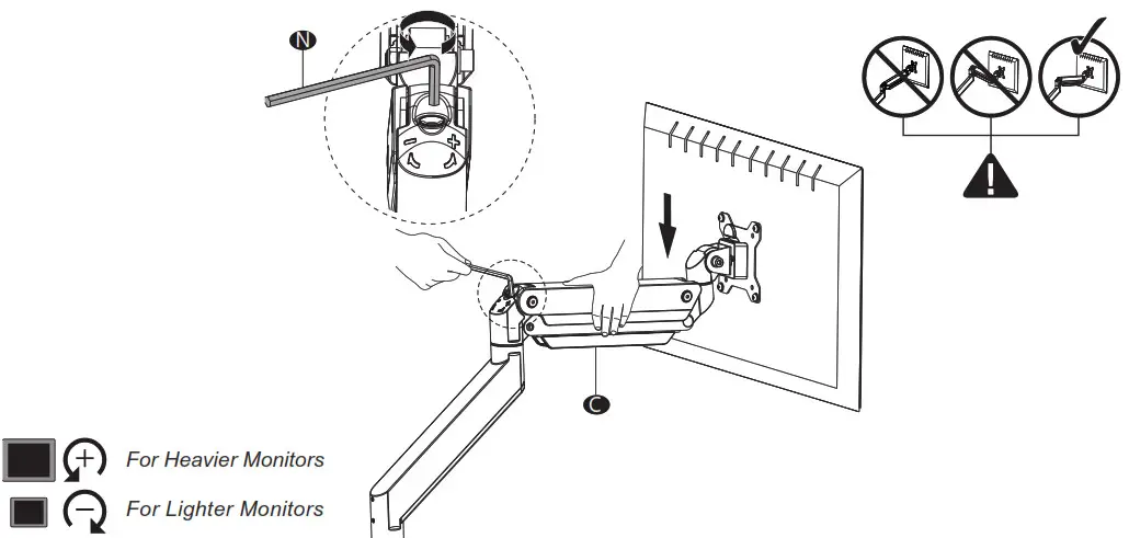 ALI Dual Monitor Desk Mount - step 7