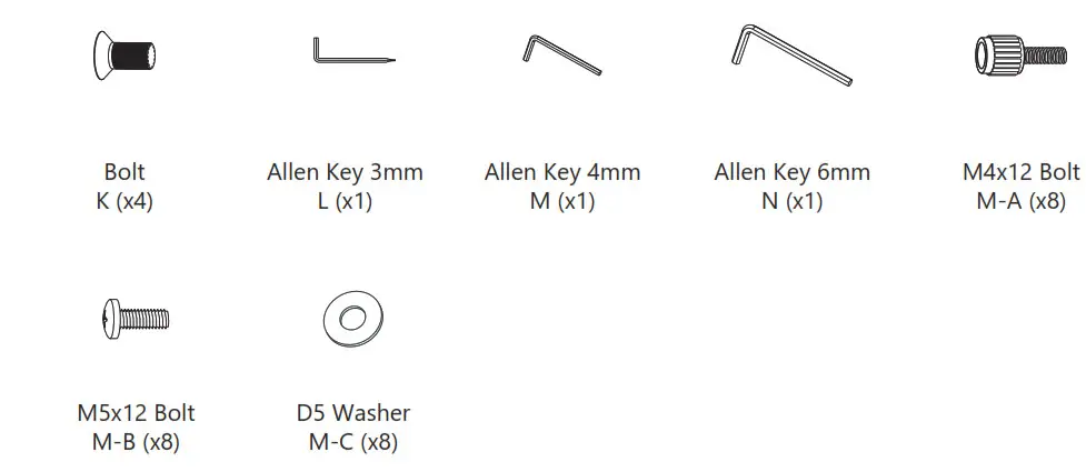 ALI Dual Monitor Desk Mount - tools 1
