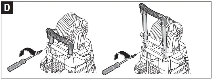 BOSCH GHP 5-55 High-Pressure Washer Instruction Manual - Fig D