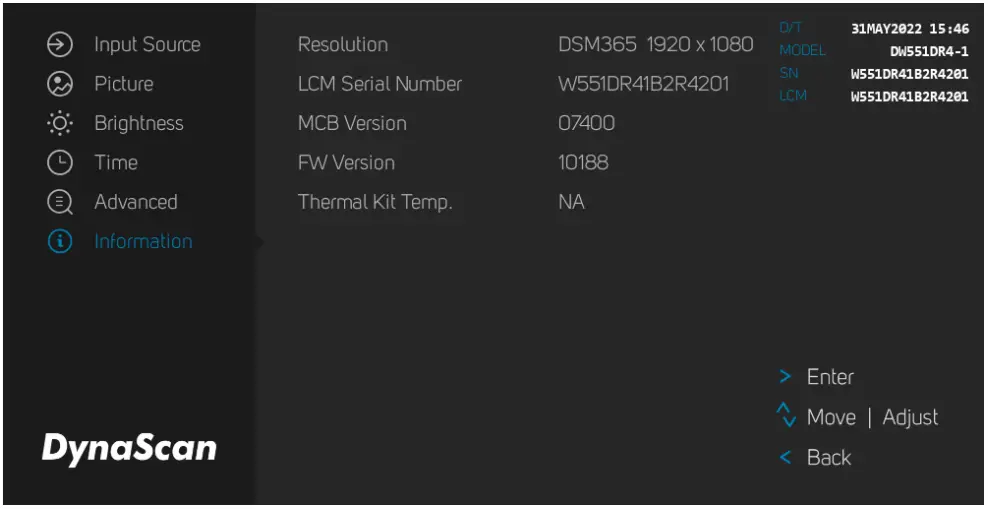 DynaScan DW551DR4-1 55 Inch Dual Side Digital Signage Display - fig 17