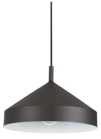 ideal lux Yurta Sp1 D30 Nero LED Hanging Light