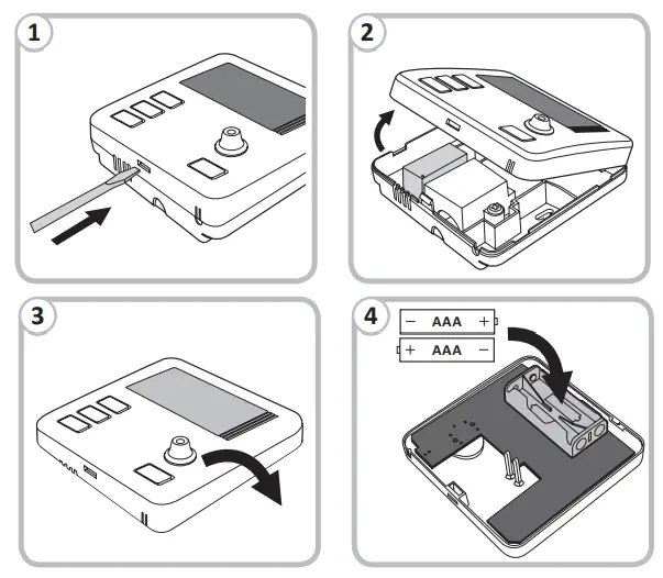 19810 102 Digital Room Thermostat Libra Auraton Weekly - FIg 3