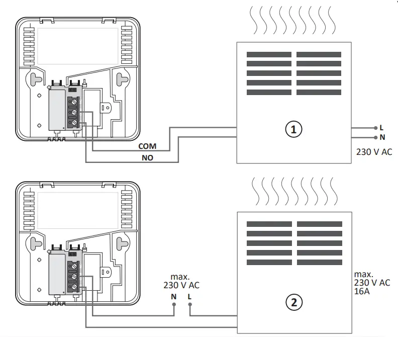 19810 102 Digital Room Thermostat Libra Auraton Weekly - FIg 8