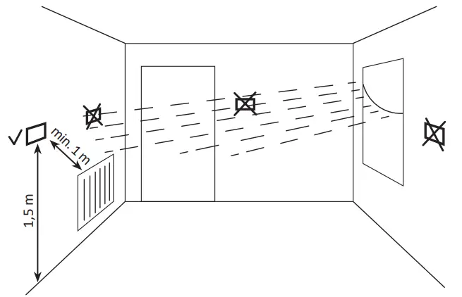 19810 102 Digital Room Thermostat Libra Auraton Weekly - FIg