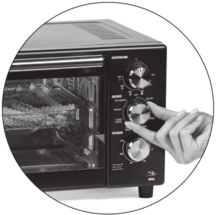 SHAQ-AFG Air Fryer Grill -STEP 3