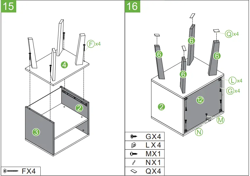 HOMEDEPOT HY01639Y Classic and Vintage 15 Inch Black 1-Drawer Side Table-fig15
