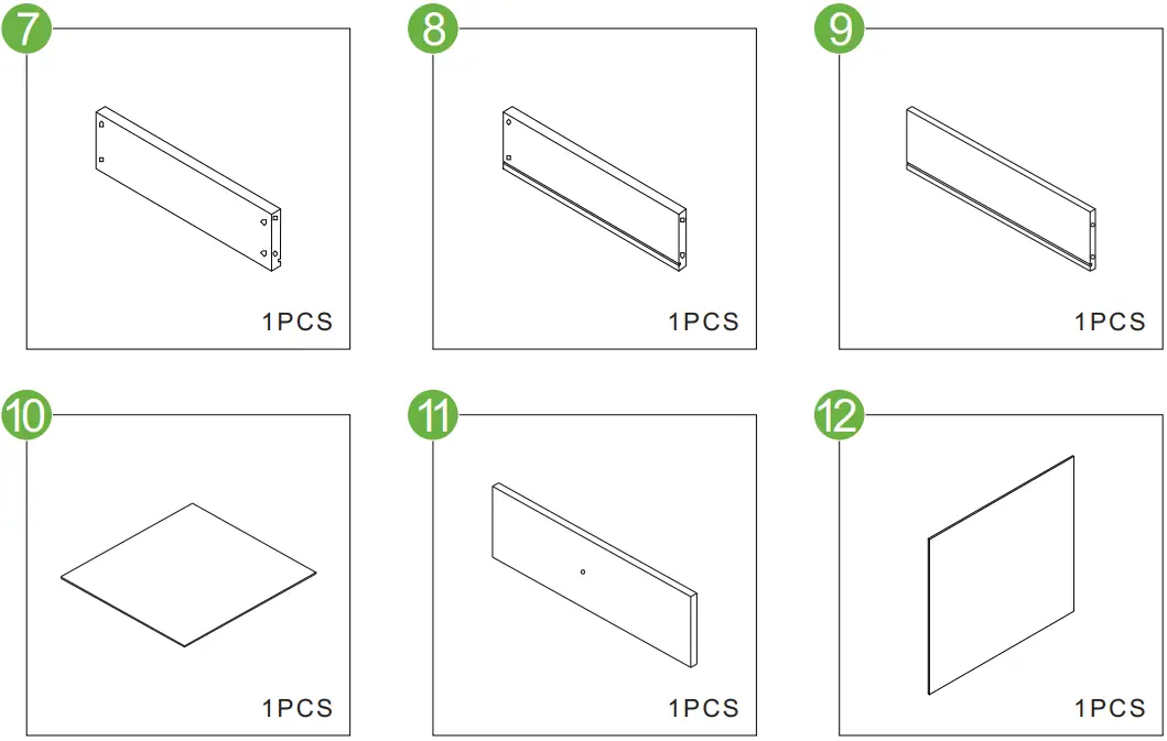 HOMEDEPOT HY01639Y Classic and Vintage 15 Inch Black 1-Drawer Side Table-fig7