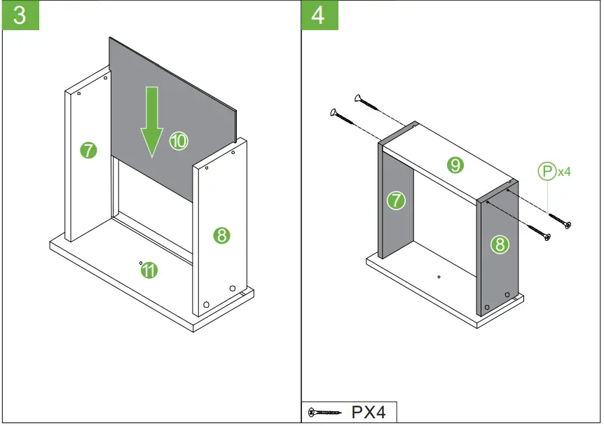HOMEDEPOT HY01639Y Classic and Vintage 15 Inch Black 1-Drawer Side Table-fig9
