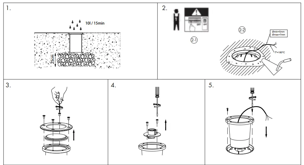 QAZQA 93626 Outdoor Ground Spot Light FIG (1)