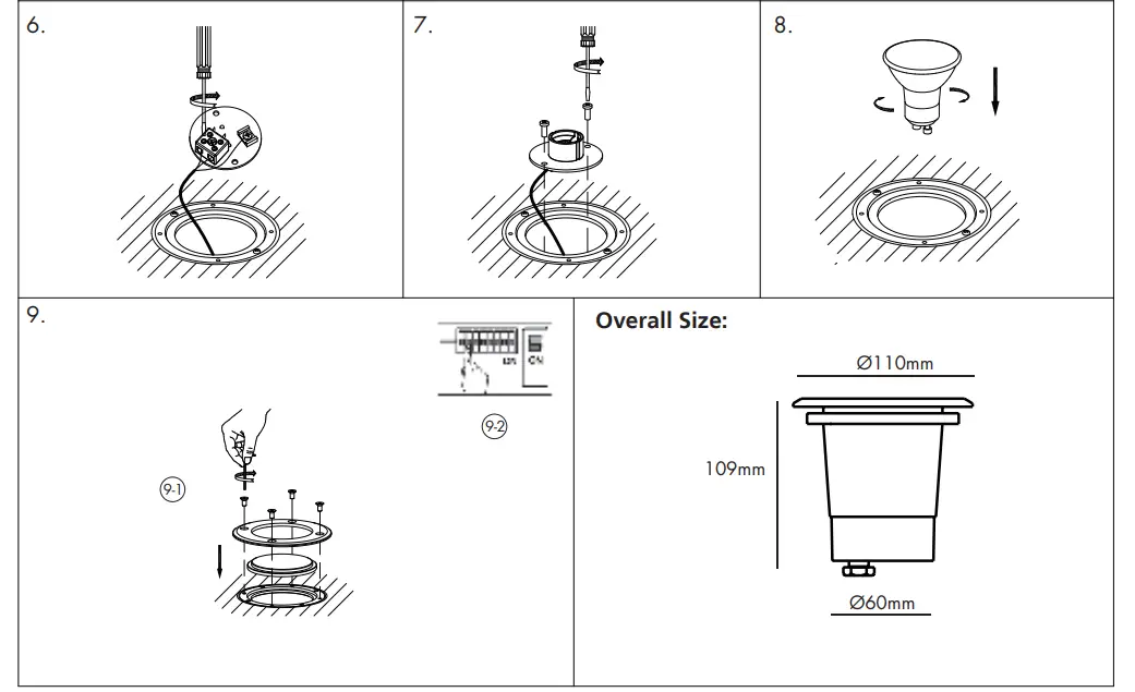 QAZQA 93626 Outdoor Ground Spot Light FIG (2)