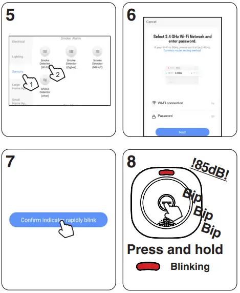 Alecto-SMARTSMOKE11-Magnetic-Mount-for-Smoke-Detector-FIG-2