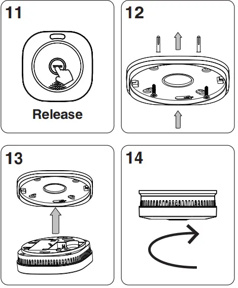 Alecto-SMARTSMOKE11-Magnetic-Mount-for-Smoke-Detector-FIG-4