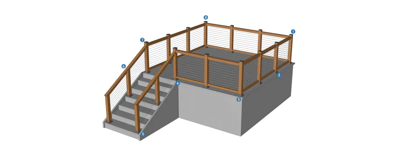 Muzata Woodbudget Cable Railing System User Guide