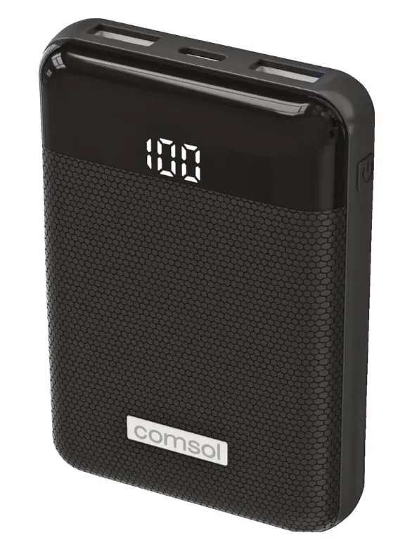 comsol PBW10BK 10000mAh Wireless Power Bank Charger