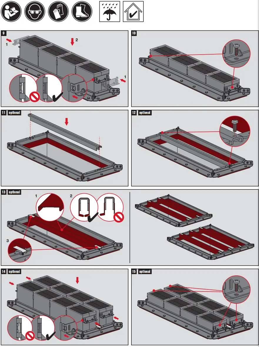 HILTI CFS-MSL FGR Floor Grid Frame fig