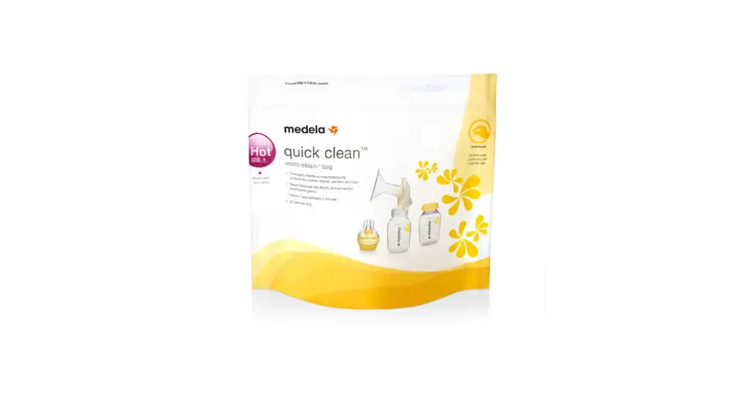 Medela Quick Clean Micro-steam Sterilizer Bags X5 Instructions