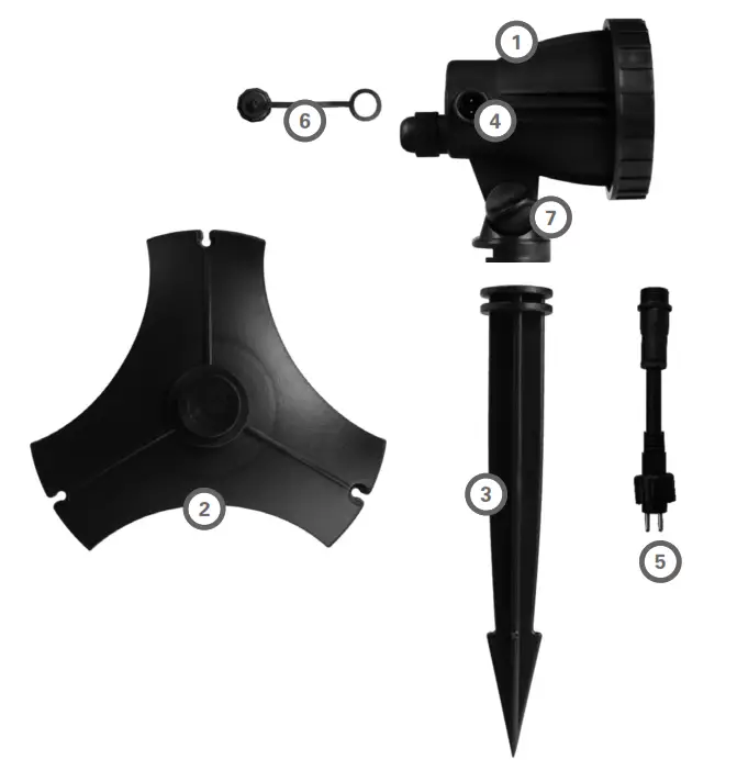 PondMAX 04PL686 3W Warm White Pond and Garden Light - Fig