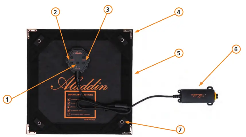 Aladdin ALL-IN ONE RGB and Bi Color LED Panel - Fig 1