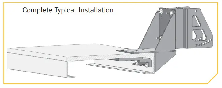 TALON 1810225 Pontoon Edge Mount Kit - Figure 1