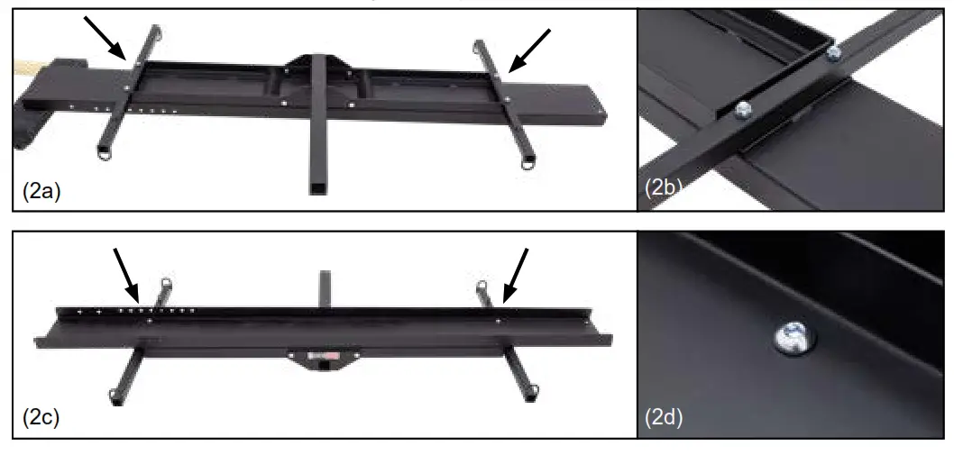 BLACKWIDOW MCC 600 Steel Motorcycle Carrier - ASSEMBLY1