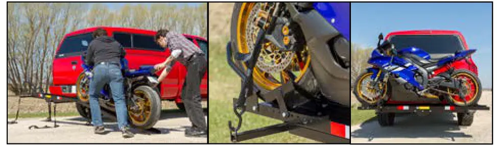 BLACKWIDOW MCC 600 Steel Motorcycle Carrier - Step6