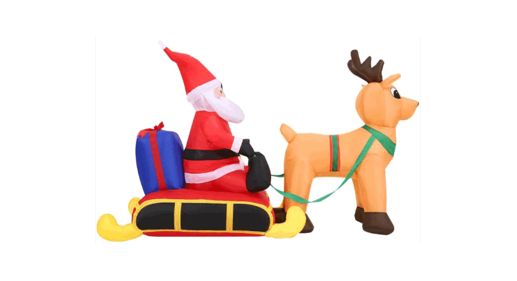 Christmas Time 4' Santa In Sleigh And Reindeer With Lights User Manual Christmas Time 4' Santa In Sleigh And Reindeer With Lights User Manual