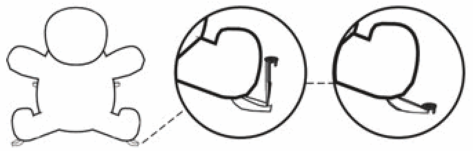 Christmas Time 4 Santa in Sleigh and Reindeer with Lights - fig