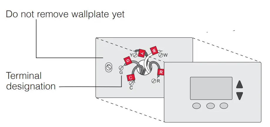 Honeywell RTH3100C Digital Thermostat - FIGURE 3