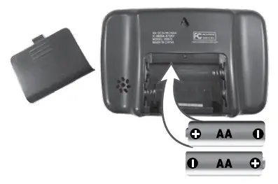 ACURITE 00875 Digital Rain Gauge with Wireless Self-Emptying Rain Collector - Display Unit