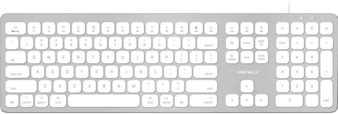 MACALLY WKEYHUBMB Ultra Slim USB Wired Keyboard product