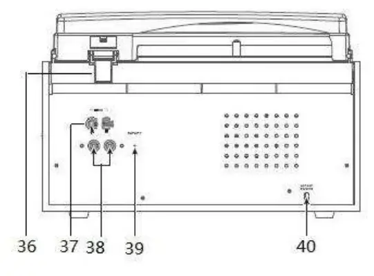 DENVER MRD-166 DAB-FM Radio Classical Turntable - Fig 2