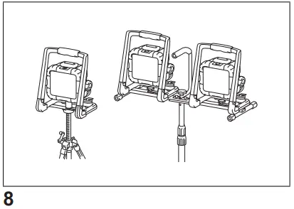makita DML805 Corded and Cordless LED Worklight-fig9