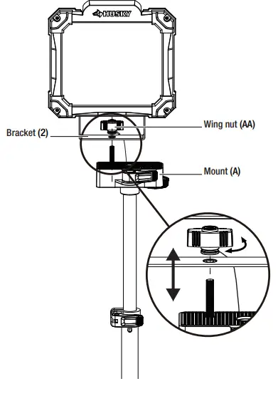 HUSKY K40366 Universal Telescoping Tripod 5