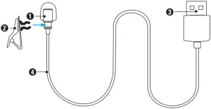 126-19 Streamer USB Clip Microphone - Overview