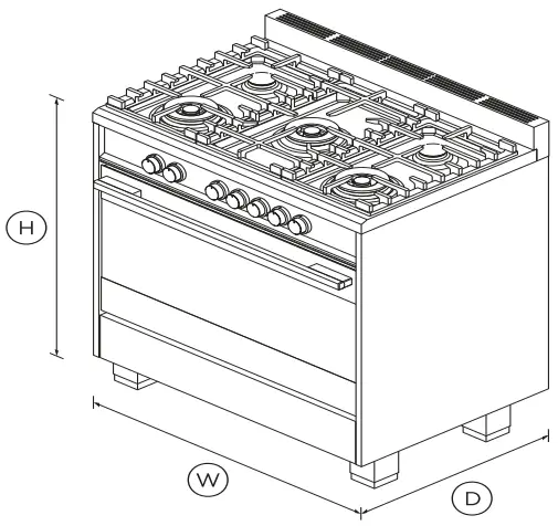 FISHER PAYKEL OR36SDG4X1 36 Inch Gas Range 02