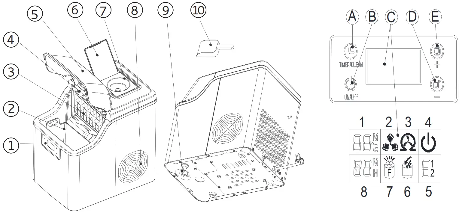 EUHOMY IM FP Ice Maker - ASSEMBLY AND PARTS