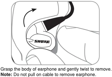 Removing the Earphones