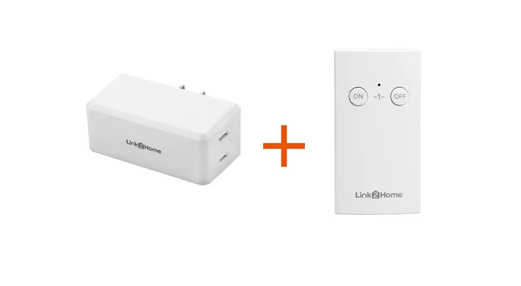Link2home Em-rf100w Wireless Remote Control Outlet Indoor 1+1 Instruction Manual