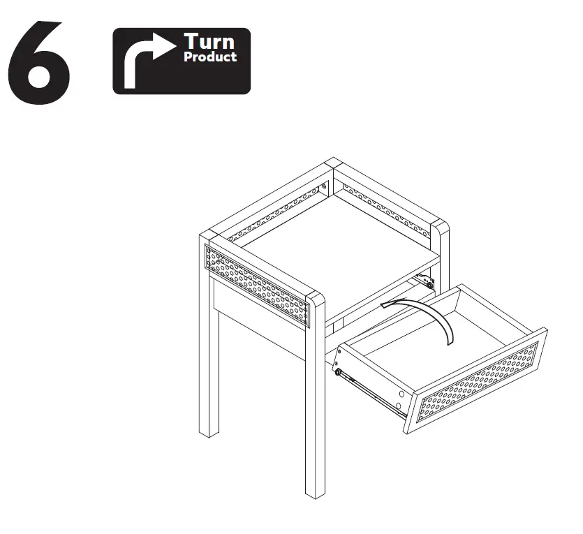 habitat 3296787 Peio Rattan 1 Drawer Bedside Table 10