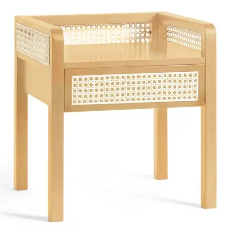 habitat 3296787 Peio Rattan 1 Drawer Bedside Table featured