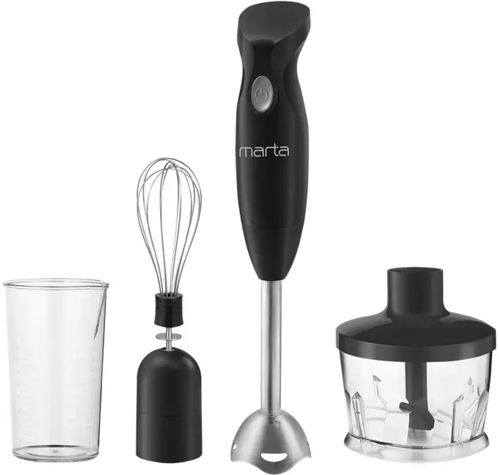 marta MT-1589 Food Processor with Hand Blender
