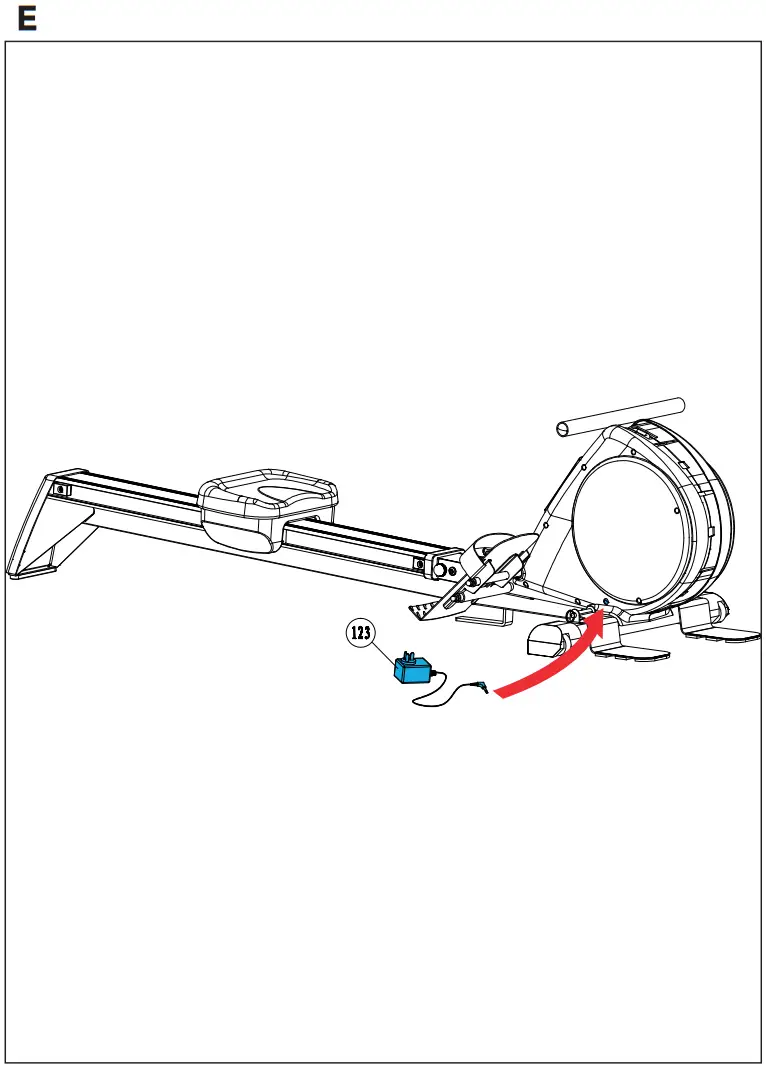 TUNTURI FitRow 50 Ergometer Pedal - Figure 14
