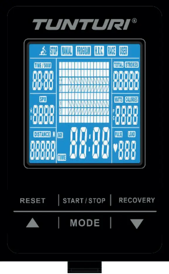 TUNTURI FitRow 50 Ergometer Pedal - Figure 23